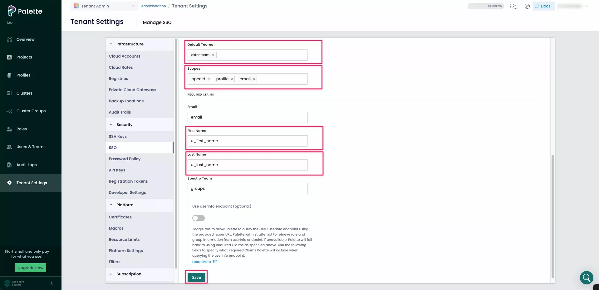 Enable Palette OIDC SSO Part 2